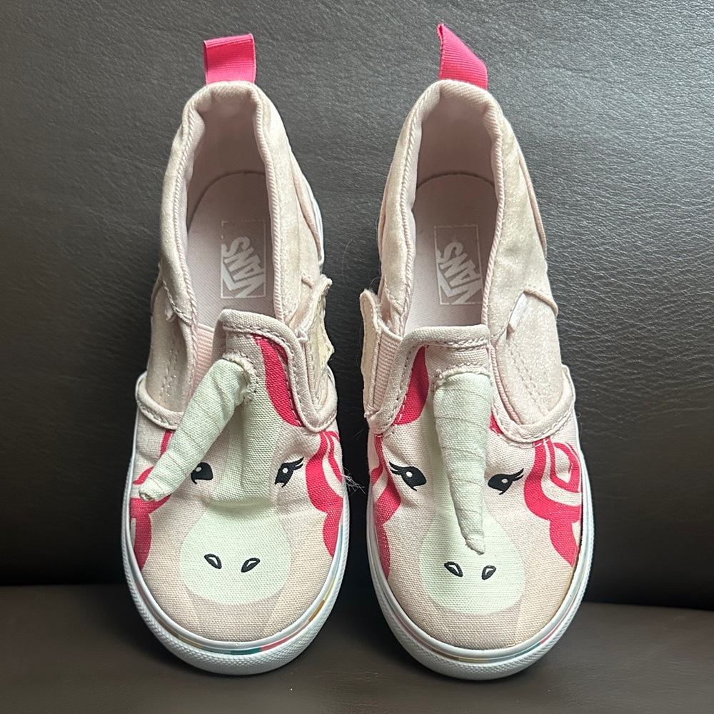 Vans Kids Unicorn Sneakers - Pink and Cream